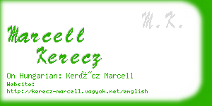 marcell kerecz business card